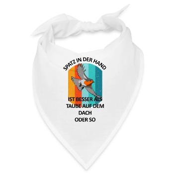 Vogelbeobachtung Vögel Beobachten Birding Vogel - Bandana - Weiß - Vorne