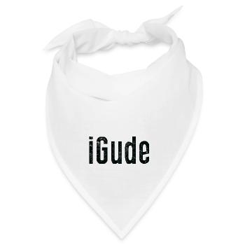 iGude Hessische Mundart Hessen - Bandana - Weiß - Vorne