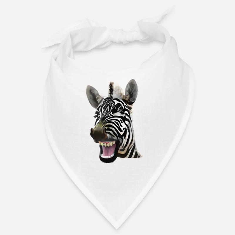 Breit grinsendes Zebra Bandana