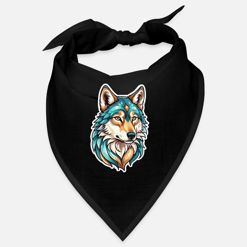Wolf Fantasy Illustration Bandana