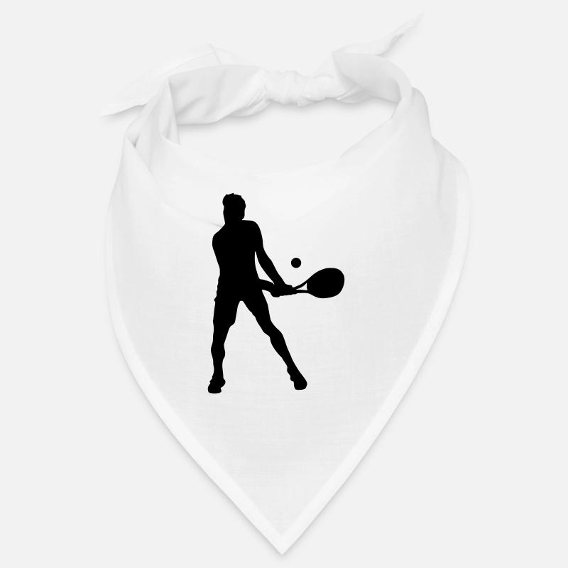 Squash player silhouette Bandana