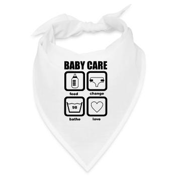 baby - Bandana - Weiß - Vorne