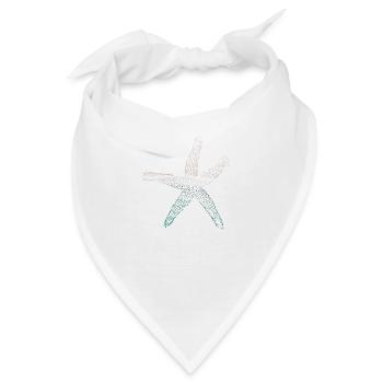 Seestern - Bandana - Weiß - Vorne