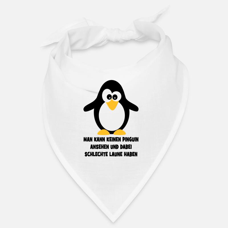 Pinguin - Bandana - Weiß