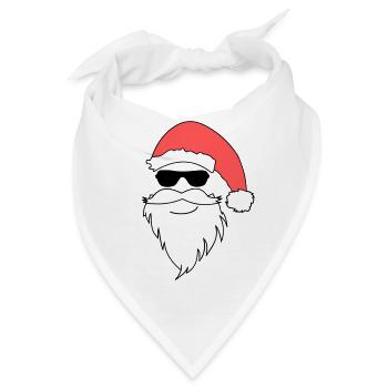 Nikolaus cool - Bandana - Weiß - Vorne
