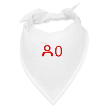 TwitchZeroViewers - Bandana - Weiß - Vorne