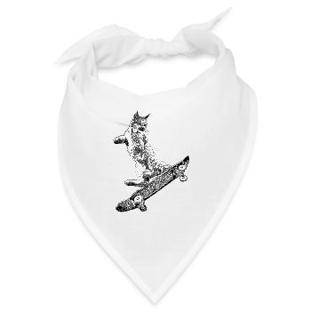 Luchs - Bandana - Weiß - Vorne