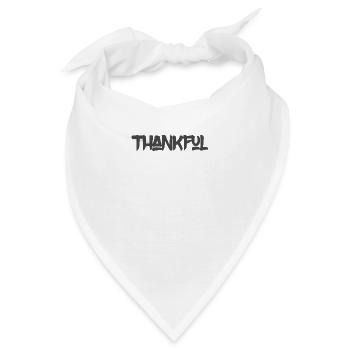 Christian Design dankbar - Bandana - Weiß - Vorne