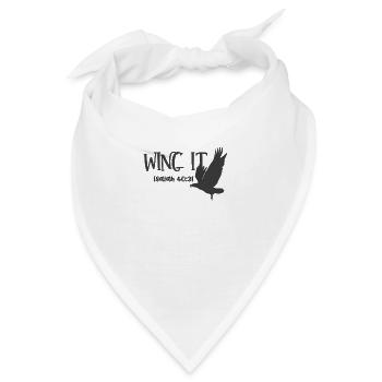 Christian Design Flügel Es Jesaja 40 Vers 31 - Bandana - Weiß - Vorne