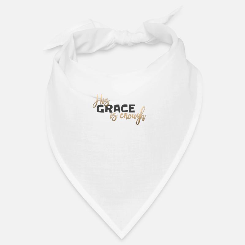 Conception chrétienne Sa grâce est suffisante Bandana