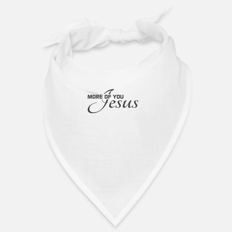 Conception chrétienne Plus de vous, Jésus Bandana