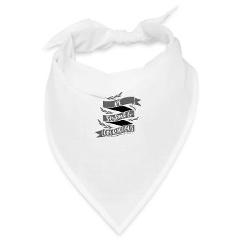 Christliches Design Sei stark und mutig Banner - Bandana - Weiß - Vorne