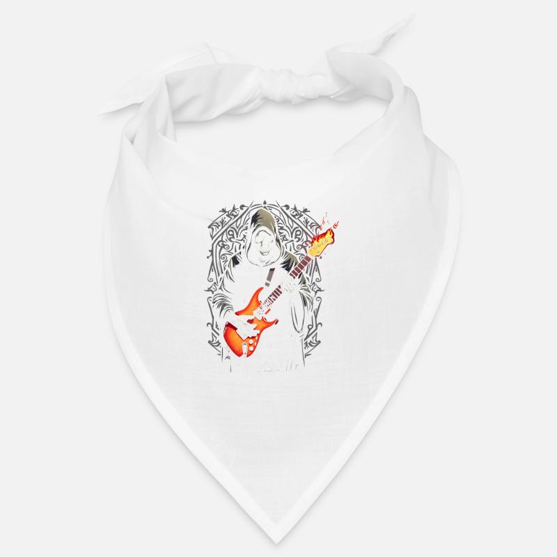 Sensenmann mit E-Gitarre Rock Heavy Metal Bandana