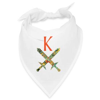 gekreuzte schwerter e 200 k - Bandana - Weiß - Vorne