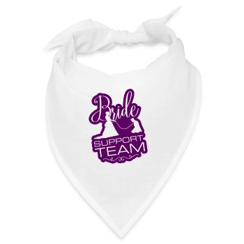 Braut Support Team - Bandana - Weiß - Vorne