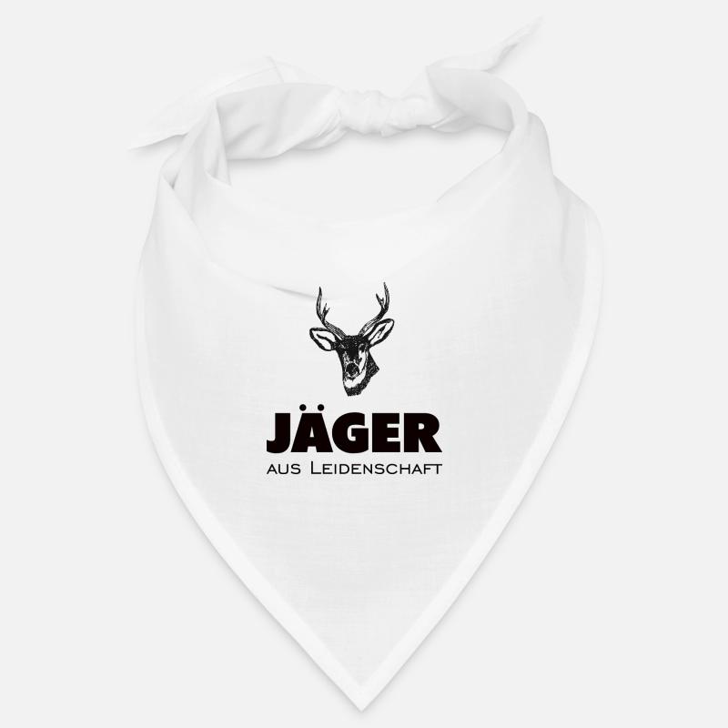 Jäger aus Leidenschaf - Bandana - Weiß