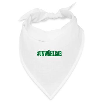 Witze Grüne Die Grünen Habeck Baerbock Partei - Bandana - Weiß - Vorne