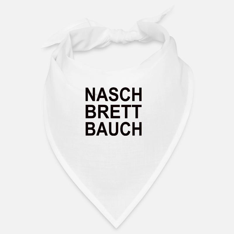 Lustige Sprüche Naschbrettbauch Geschenkidee Bandana