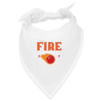 Bälle in Brand Amateur Bowler Gift - Bandana - Weiß - Vorne