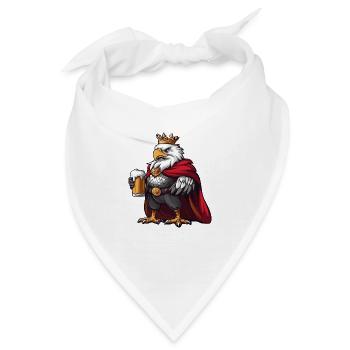 Adler Bier Lustig - Bandana - Weiß - Vorne