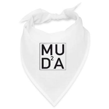 MUDA² - Witziges Muttertag-Shirt - Bandana - Weiß - Vorne
