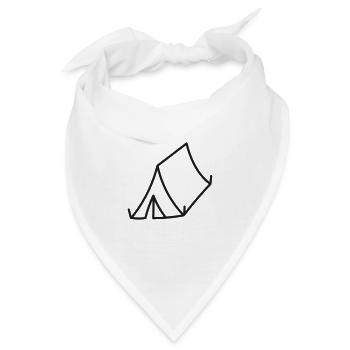 Zelt - Bandana - Weiß - Vorne