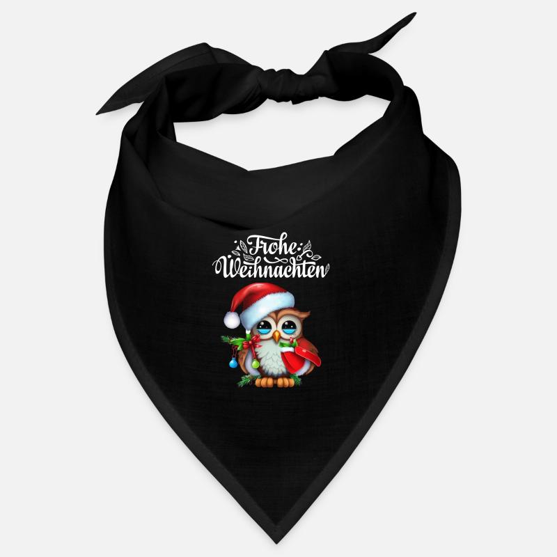 Frohe Weihnachten wünscht Euch eine süsse Eule Bandana