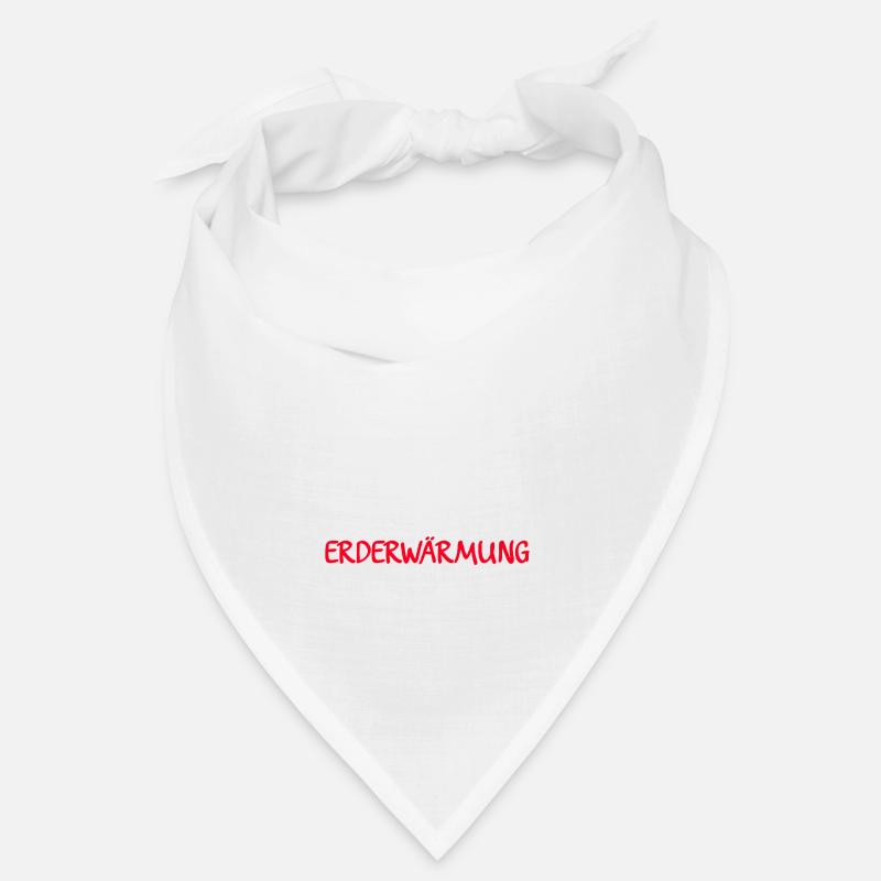 Das Problem der Menschheit Klimaschutz Erwärmung Bandana