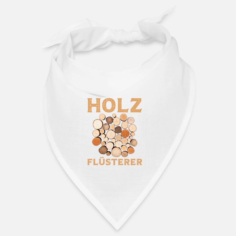 Ich bin ein Holzflüsterer mit Baumstämmen Holz Bandana