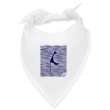 Sylt, Nordsee, Westerland, Schleswig-Holstein - Bandana - Weiß - Vorne