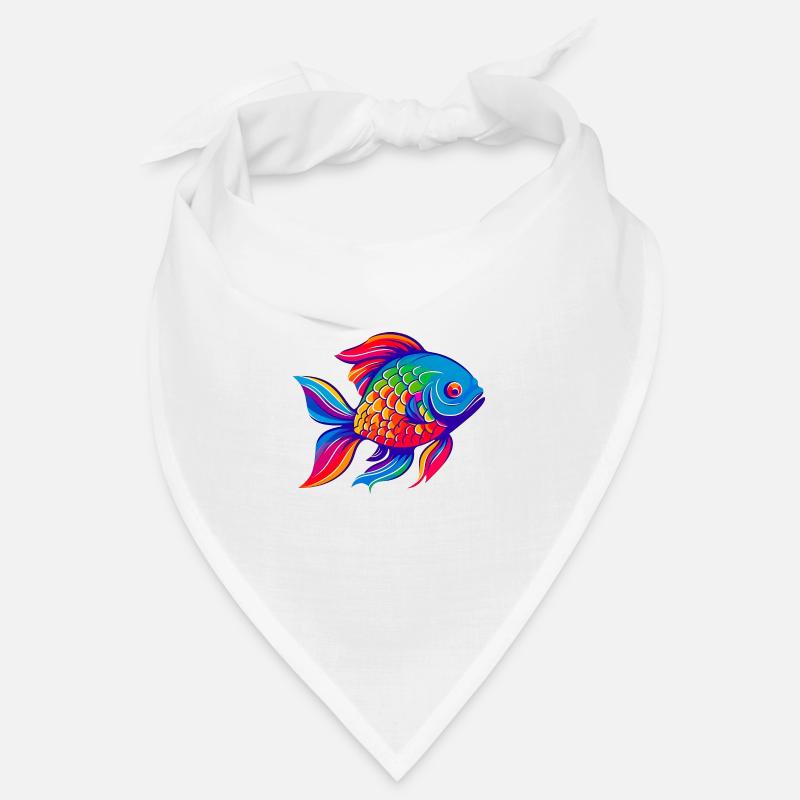 Regenbogen Goldfisch Bandana