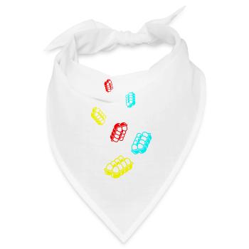 Eier symbol - Bandana - Weiß - Vorne