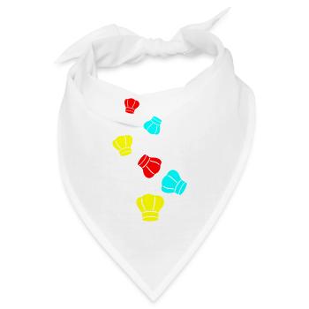 Kochmütze Symbol - Bandana - Weiß - Vorne