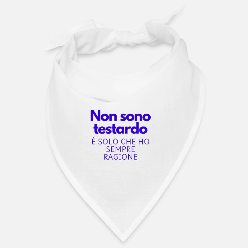 Non sono testardo! Bandana