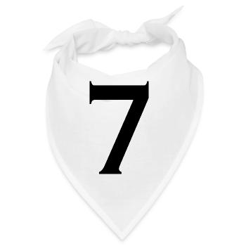 7 - Bandana - Weiß - Vorne