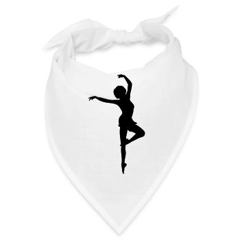 Dancing Girl 2 - Bandana - Weiß - Vorne