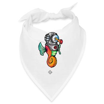 Hippo-Hoch - Bandana - Weiß - Vorne