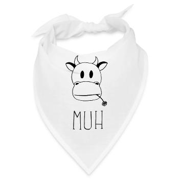 MUH - Bandana - Weiß - Vorne