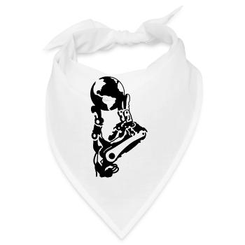 Künstliche Intelligenz - Bandana - Weiß - Vorne
