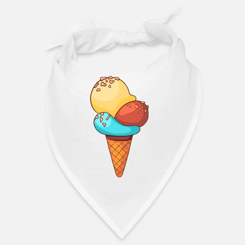 Eis Speiseeis Eiskrem Eiscreme Kugeleis Eisbecher Bandana