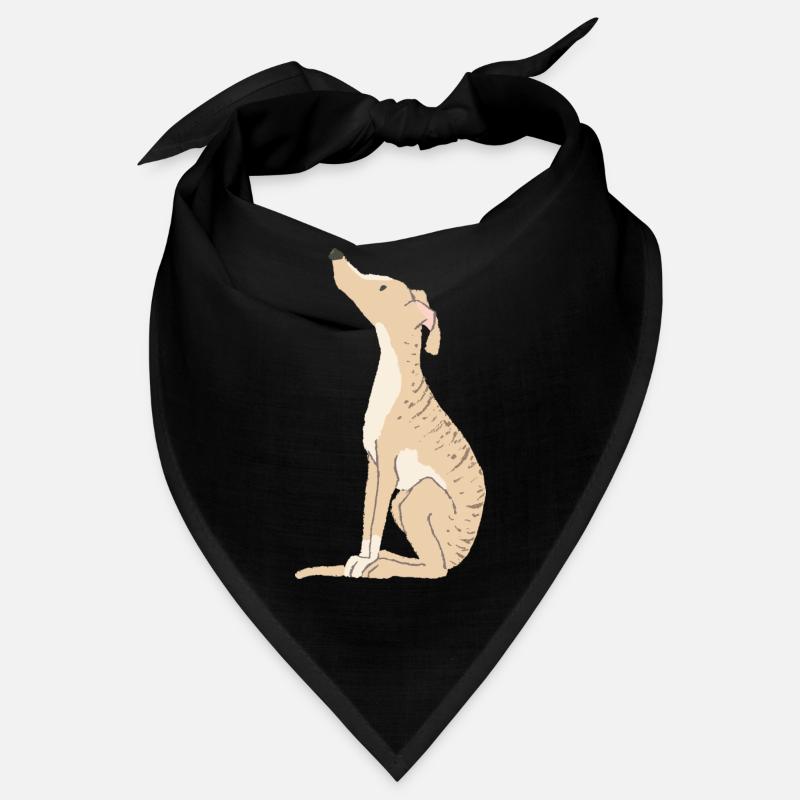 Windhund gestromt Bandana