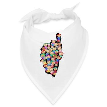 Korsika - Bandana - Weiß - Vorne