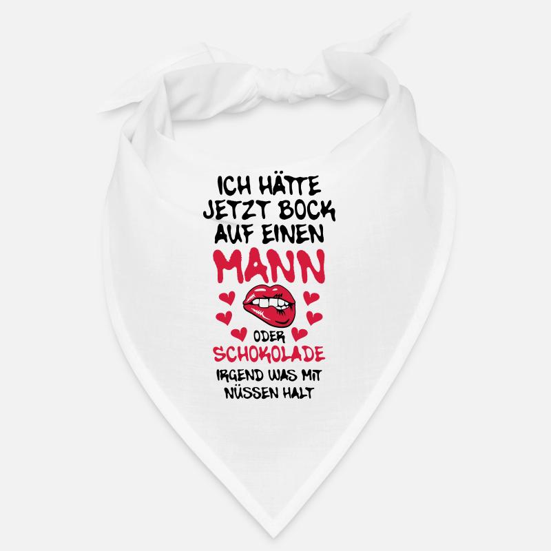 68 Ich hätte jetzt Bock auf Mann oder Schokolade Bandana