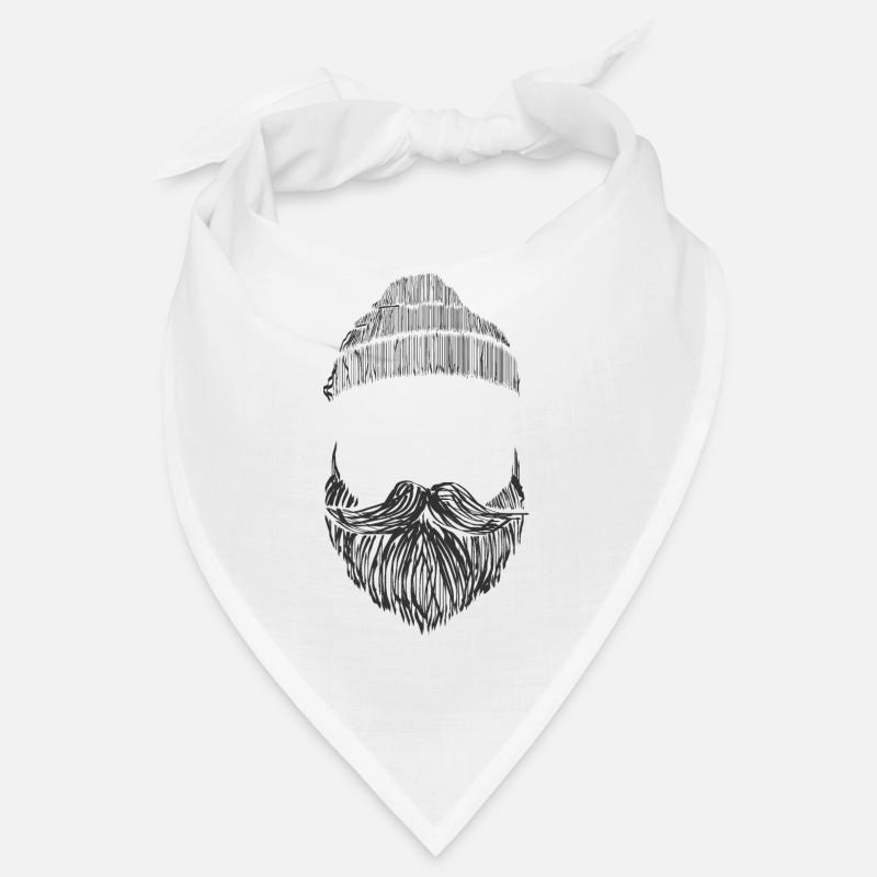 Barbe avec bonnet Bandana