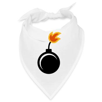 Bombe - Bandana - Weiß - Vorne