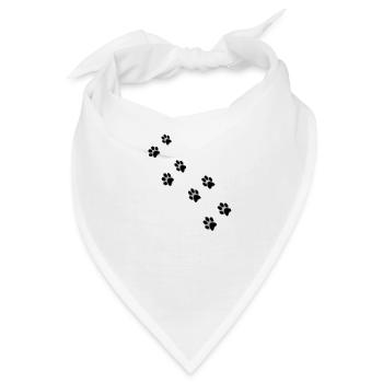 Katzenpfote II - Bandana - Weiß - Vorne