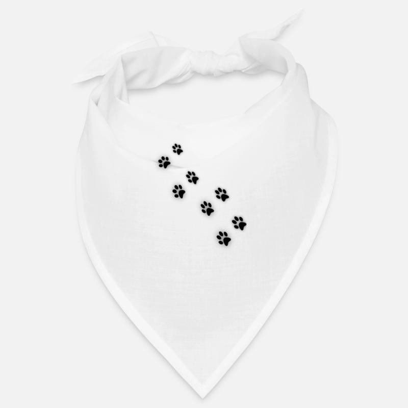 Patte de chat II - Bandana - blanc
