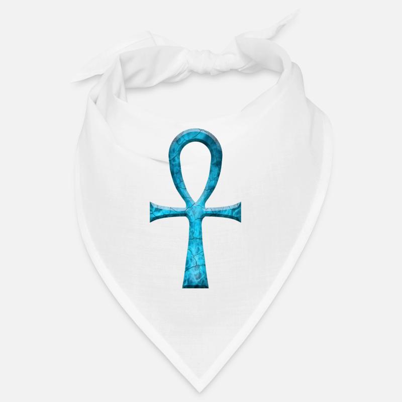 ANKH TÜRKIS - Bandana - Weiß