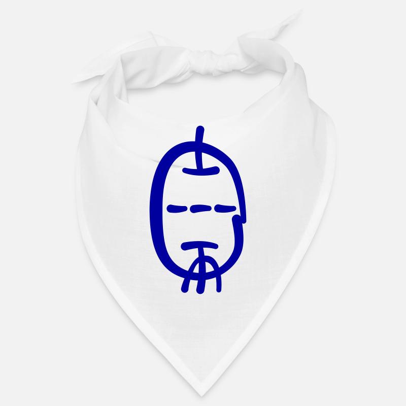 Triode dans le style de la calligraphie Bandana