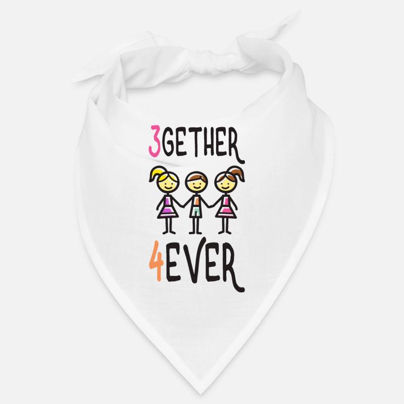 Polyamorie T-Shirt 3gether 4ever Poly Pride Bandana